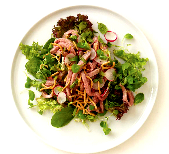 Ginger Beef Salad - The Perfect Solution To What To Do With Leftover Beef